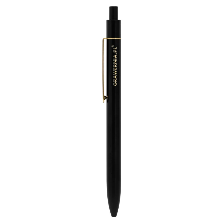 Długopis metalowy z dowolnym grawerem + ekologiczne etui - DP026