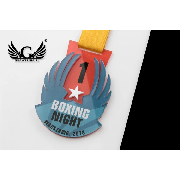 Medal Premium - Boxing - wymiary: 67x96mm  - MGR072