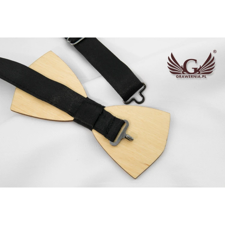 Mucha drewniana z motywem ślubnym - kolorowy druk UV - MDR032