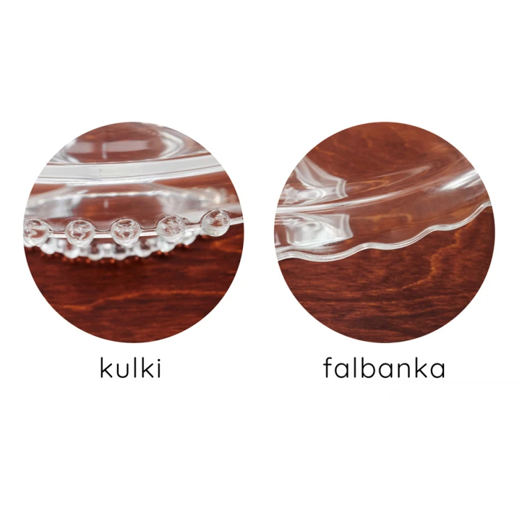 Patera szklana na tort z grawerem - Rocznica Ślubu - PAT034