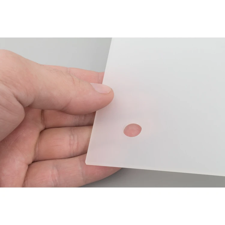 Szyld z pleksi gr. 3mm - druk UV - plexi biała frost półtransparentna - SZ153 - wym. 297x210mm (A4)