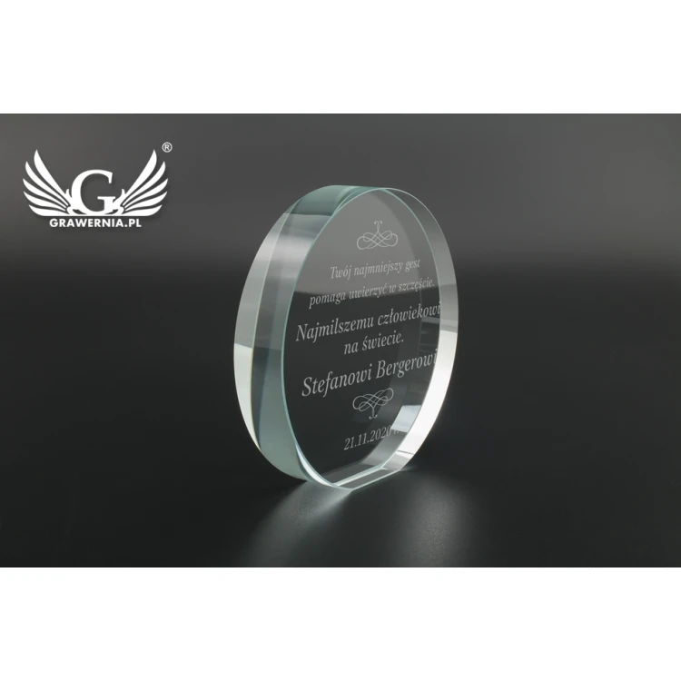 Trofeum szklane w etui - Benito - TSZ100