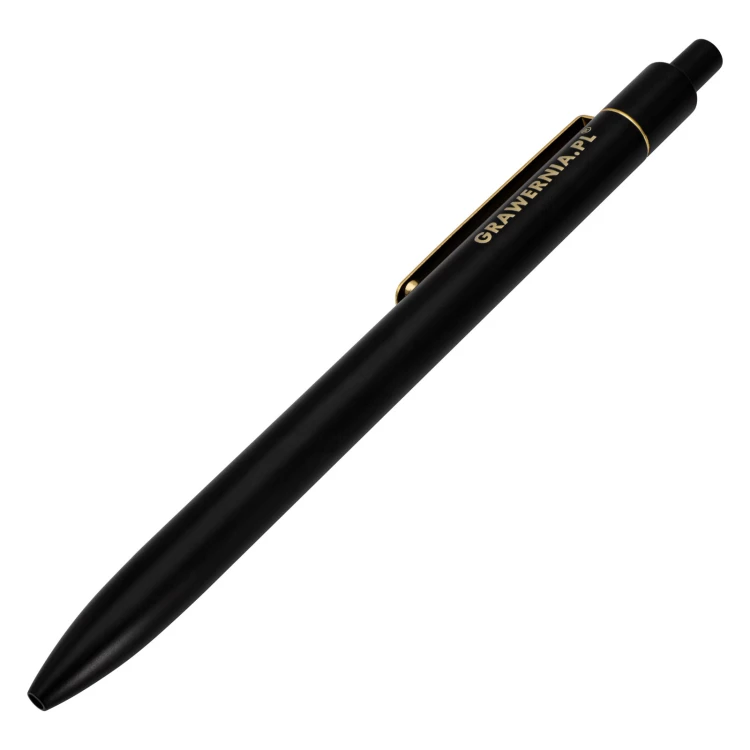Długopis metalowy z dowolnym grawerem + ekologiczne etui - DP026